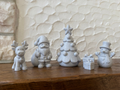 Weihnachtsfiguren Set 5-teilig Deko