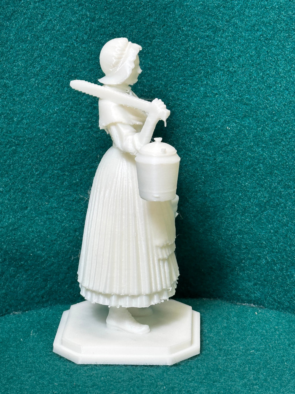 Milchmädchen Mysteriöser Charakter Figur Deko Statue Puppenhaus Miniatur