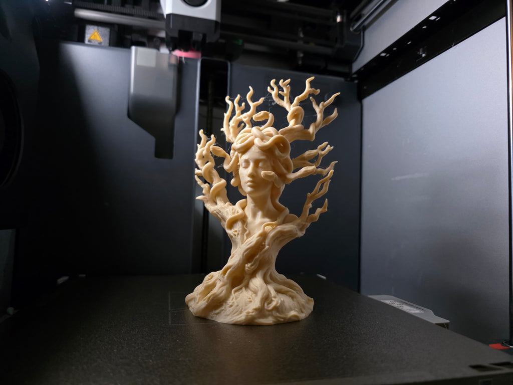 Medusa Baum Skulptur