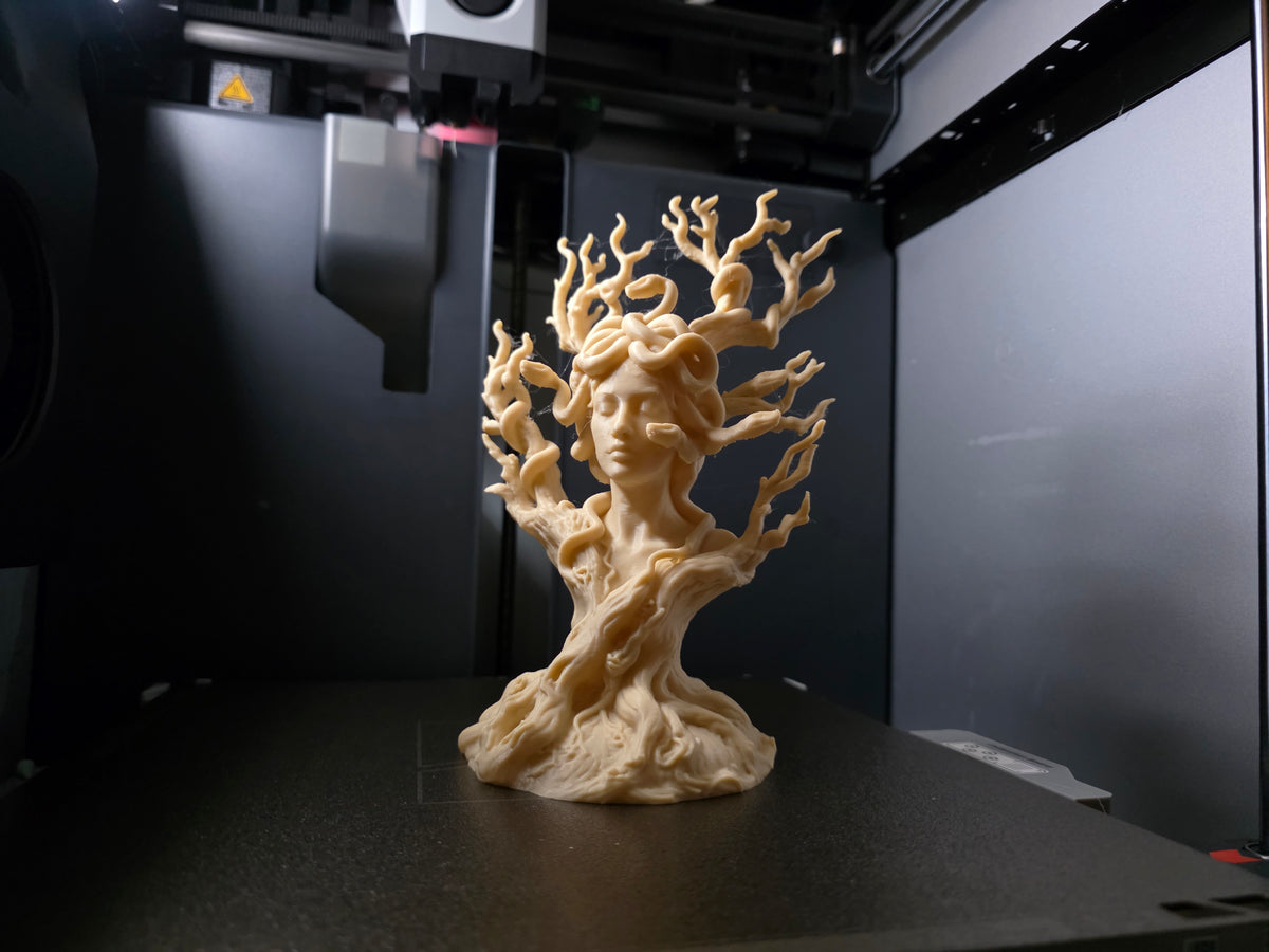 Medusa Baum Skulptur