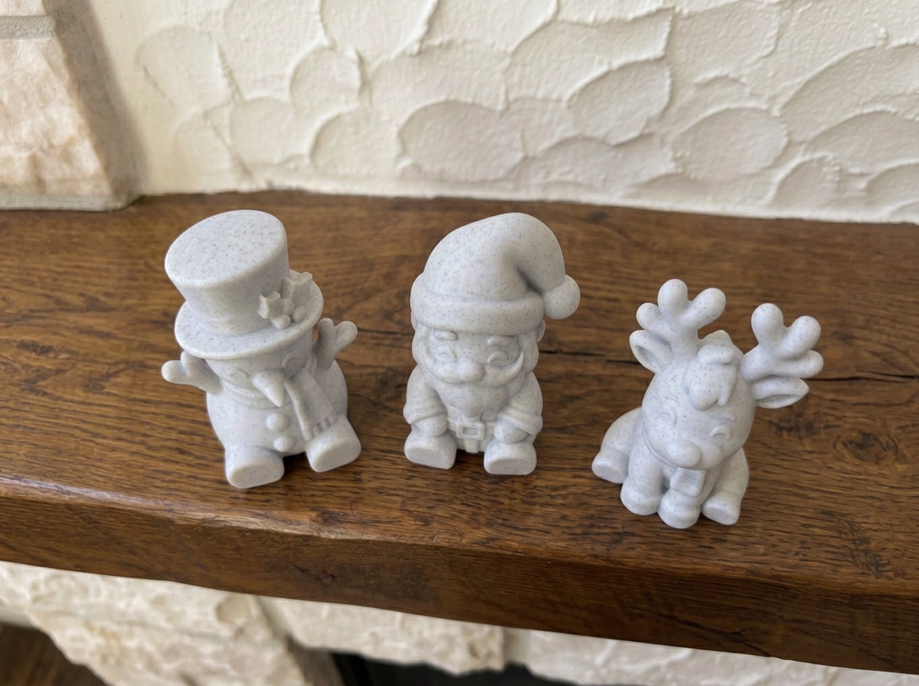 Weihnachtsfiguren Set 3-teilig Deko