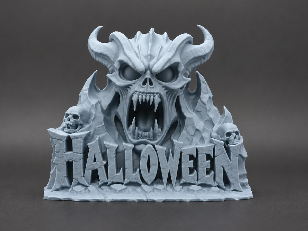 Dämonische Halloween-Schild-Dekoration
