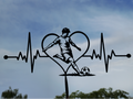 Fußball Herzschlag Wandkunst Wandbild Wanddeko Wanddekoration Valentinstag