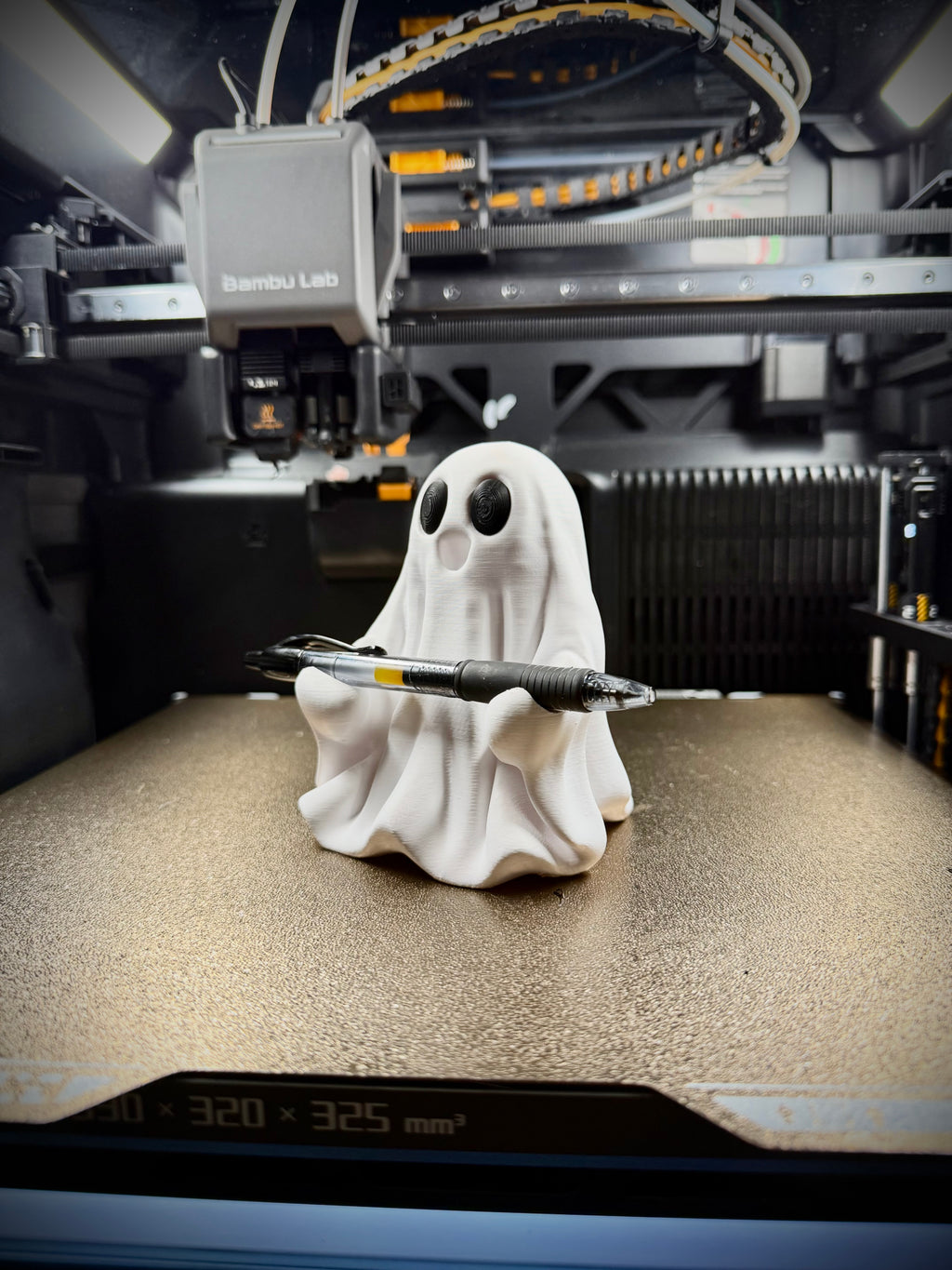 Stiftehalter Gespenst Halloween personalisierbar