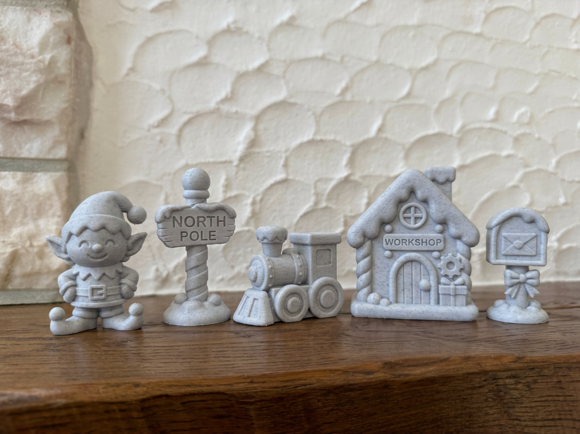 Nordpol Weihnachtsfiguren Set 5-teilig