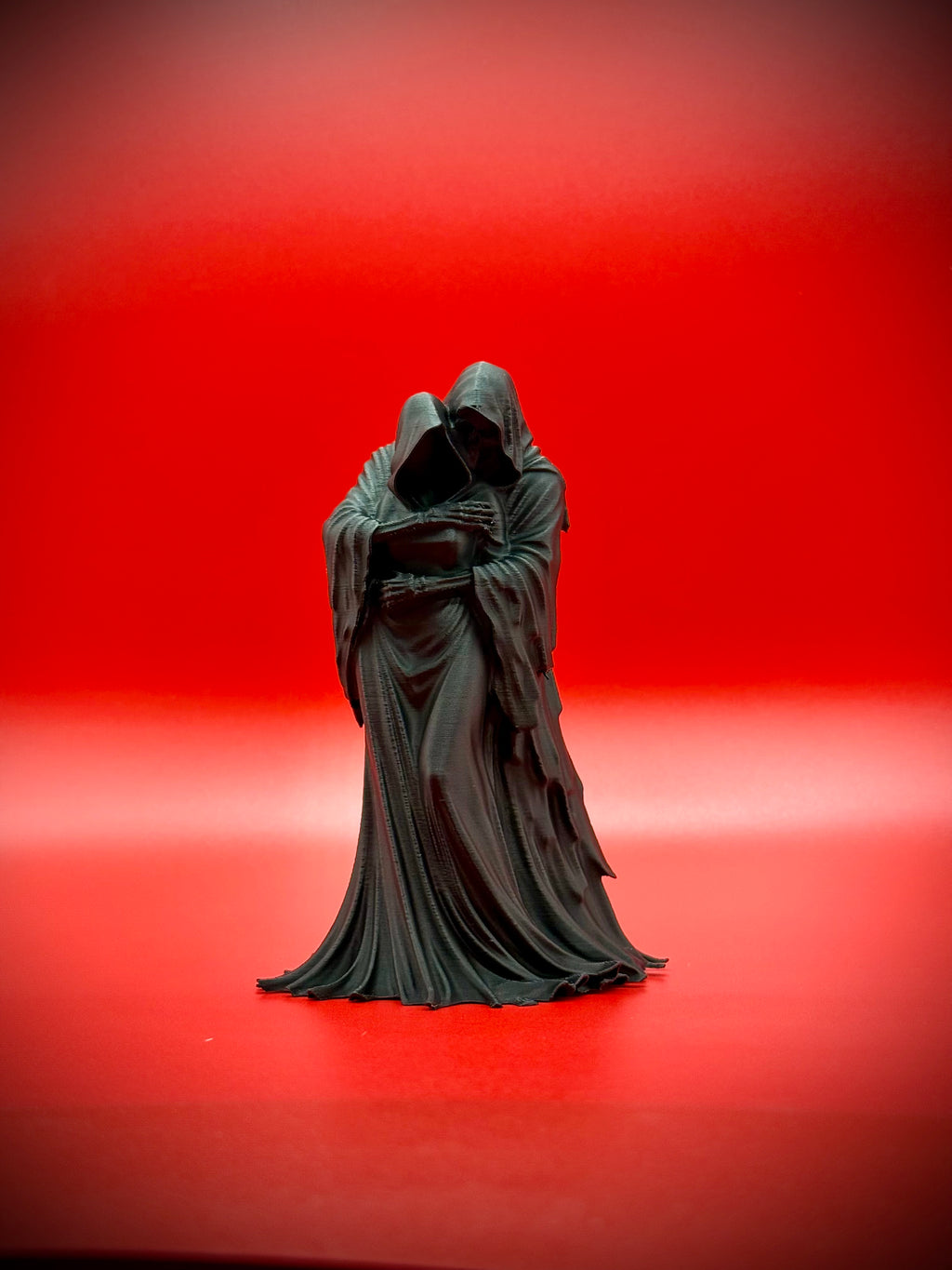 Skulptur Sensenmann und Kaiserin Bis dass der Tod