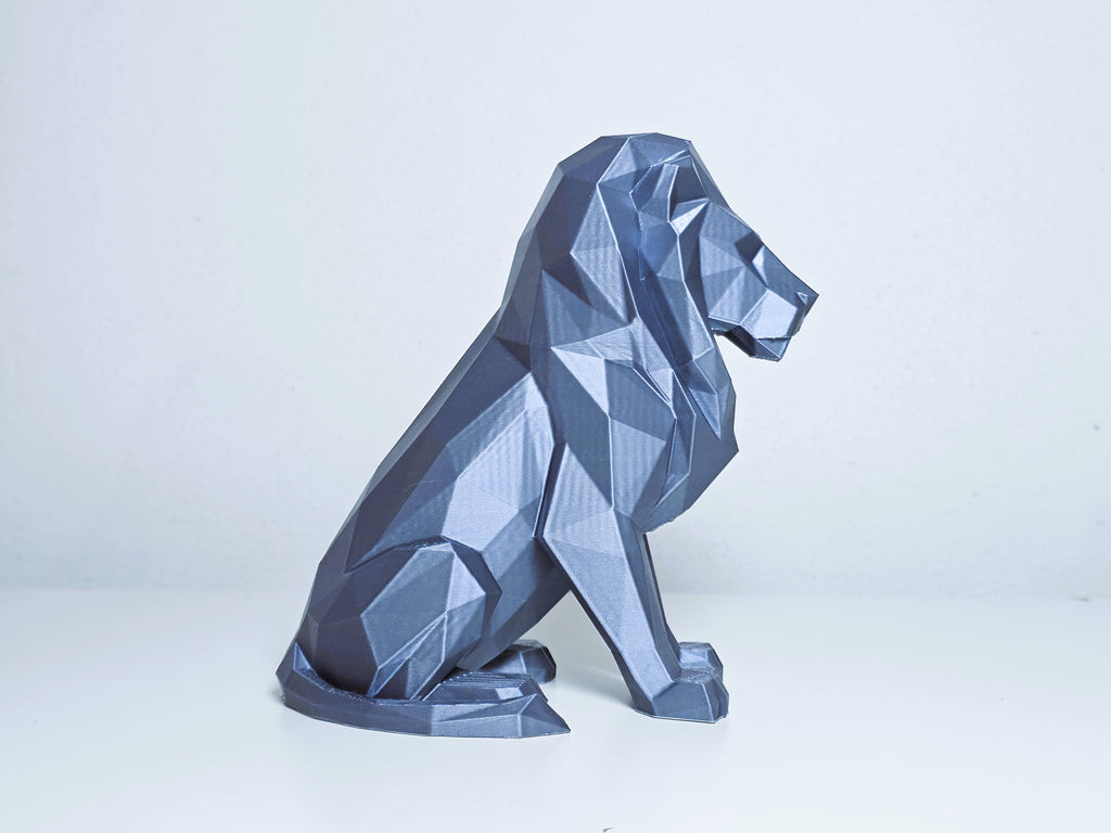 Löwe facettiert Figur