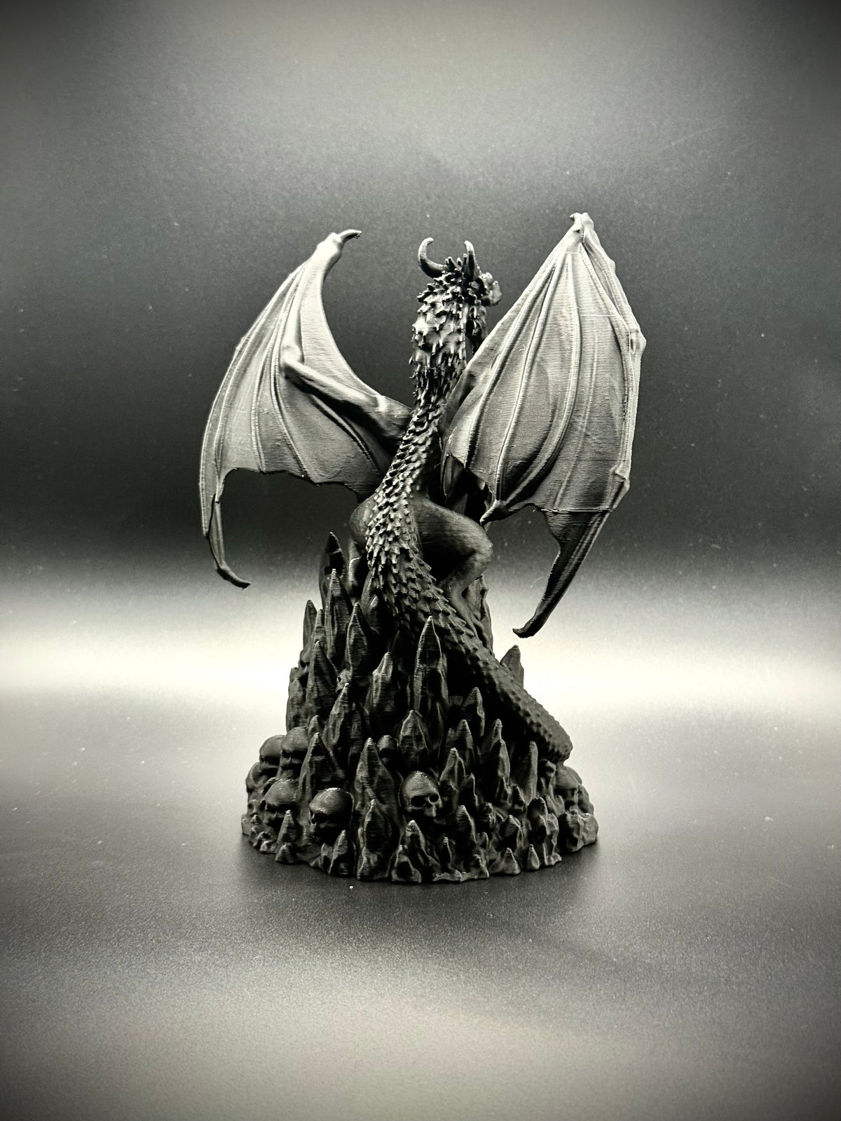 Figur Drache sitzend Deko