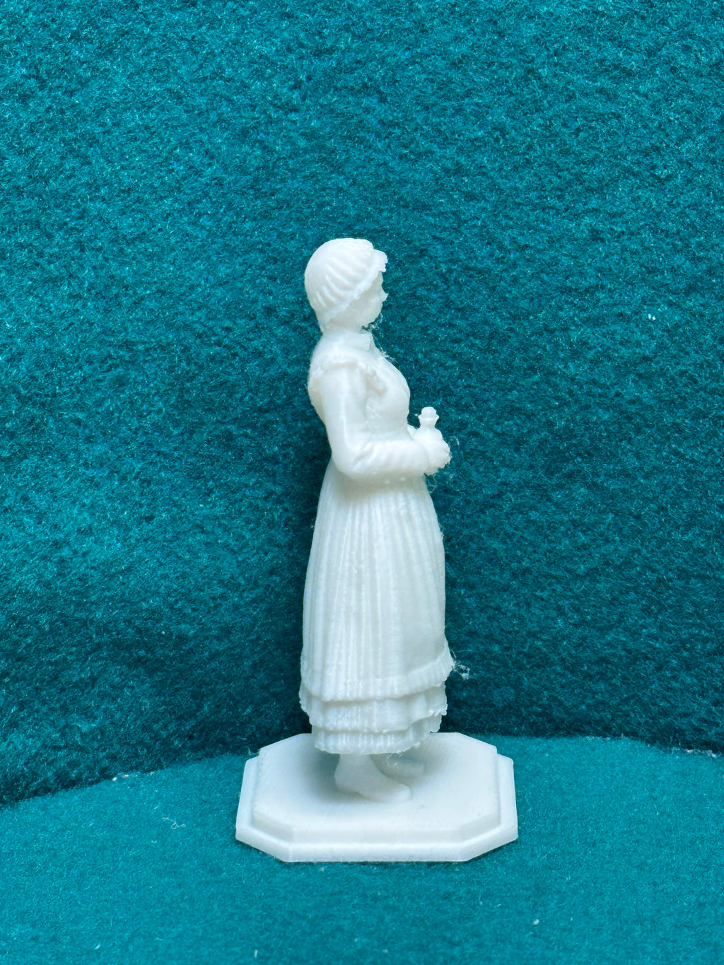 Speisekammer-Magd Mysteriöser Charakter Figur Deko Statue Puppenhaus Vitrine