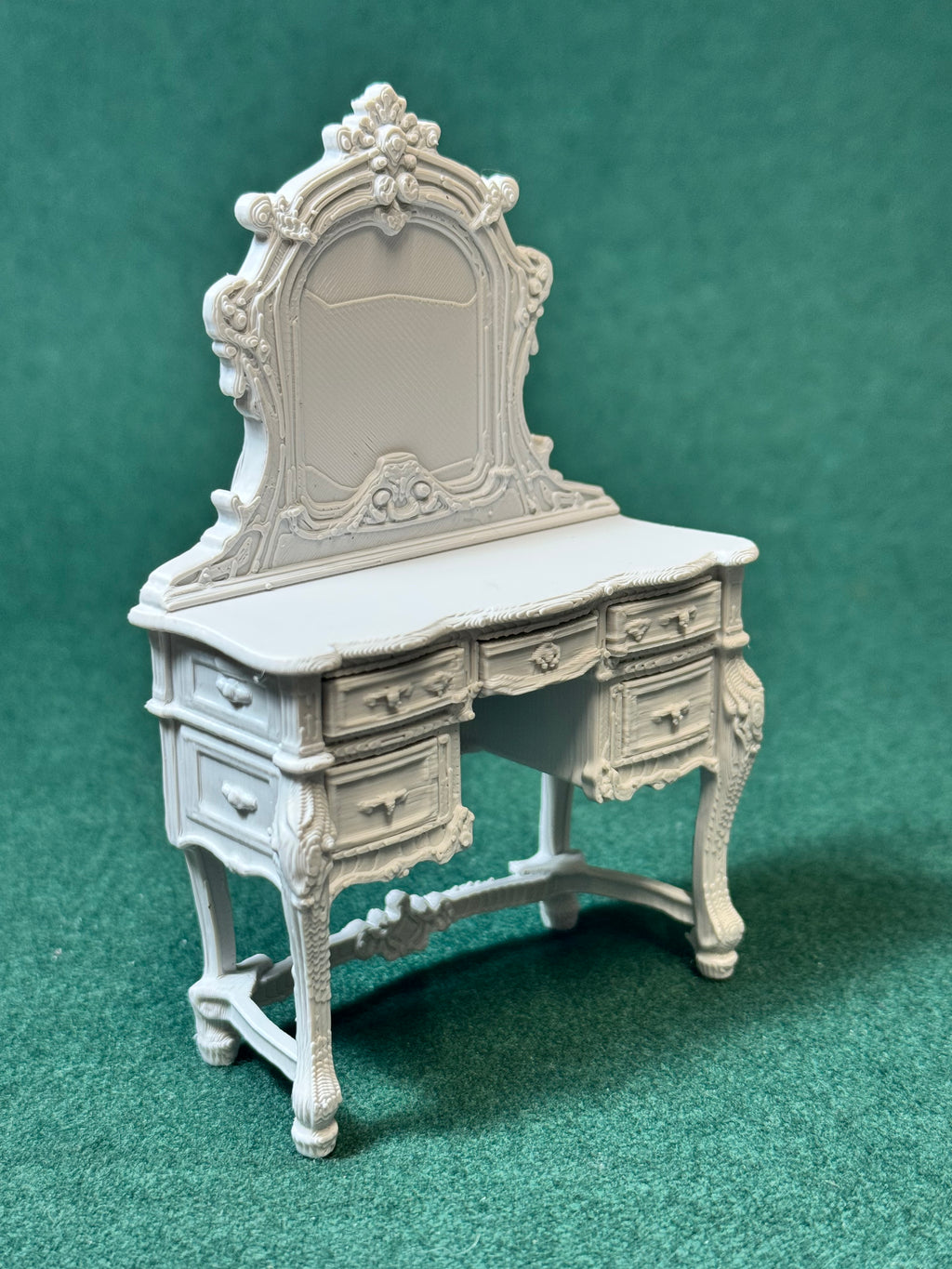 Rosemere Schminktisch 1:12 Puppenhaus Miniatur Puppenstube Diorama Vintage