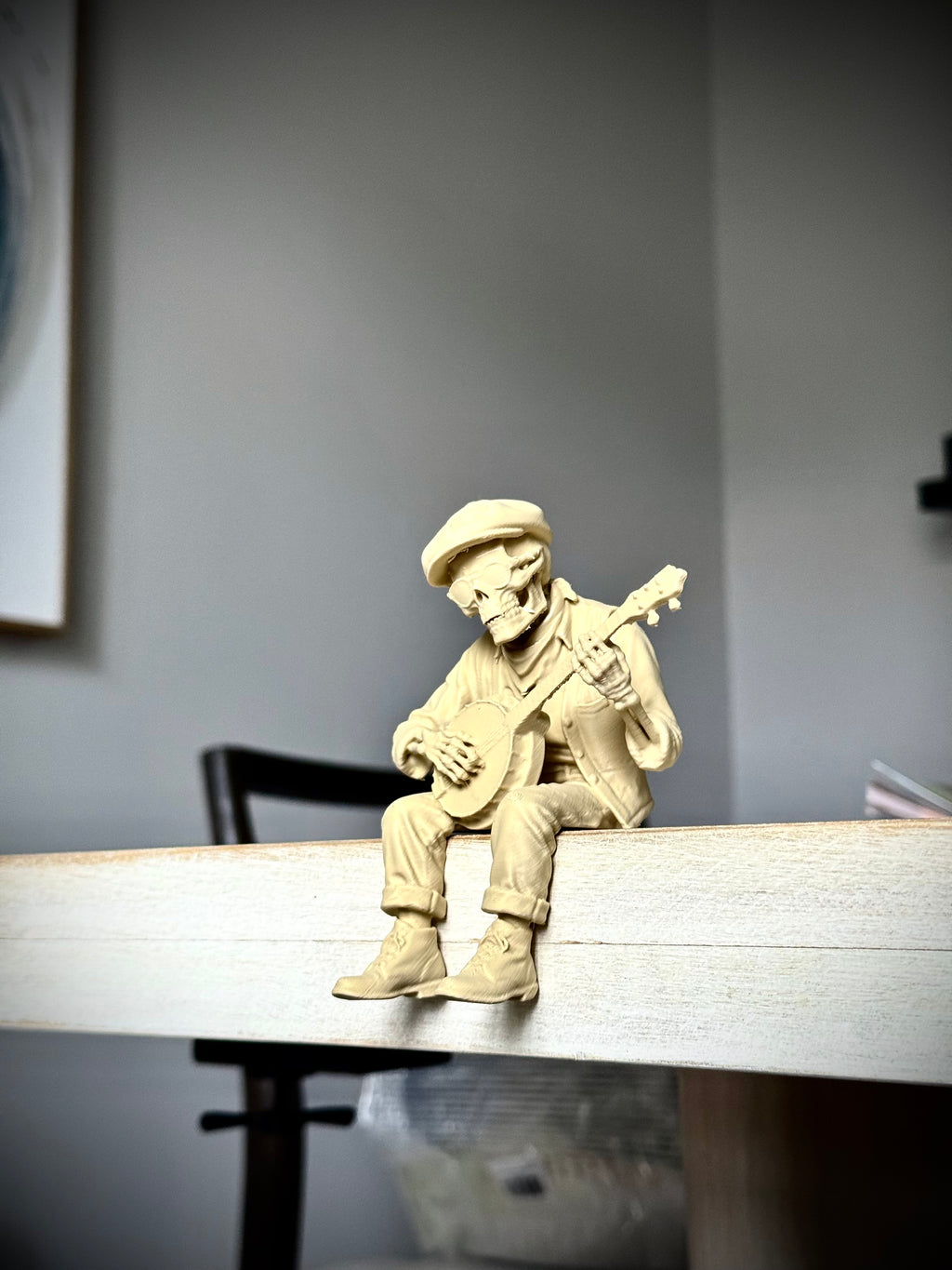 Totenkopf Kantenhocker Banjospieler