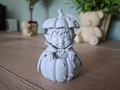 Kürbis-Vampir-Baby Süße Halloween-Deko Figur Deko Statue Grusel Gothic süß
