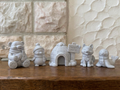 Arktis Weihnachtsfiguren Set 5-teilig