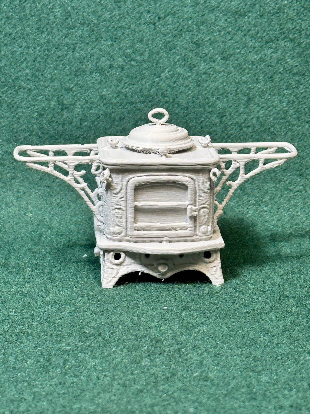 Puppenhaus Mini Vict. Epoche Gusseisenherd 3 Miniatur 1:12 Puppenstube