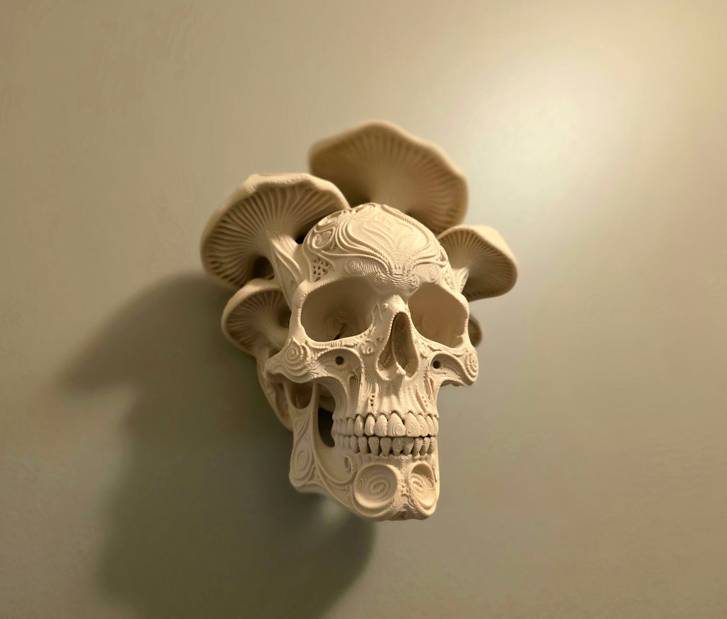 Pilz Totenkopf Wanddeko