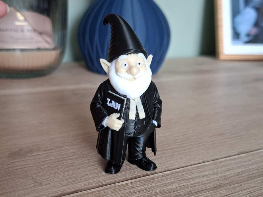 Rechtsanwalt Gartenzwerg Figur Deko Statue Weihnachten Weihnachtsdeko