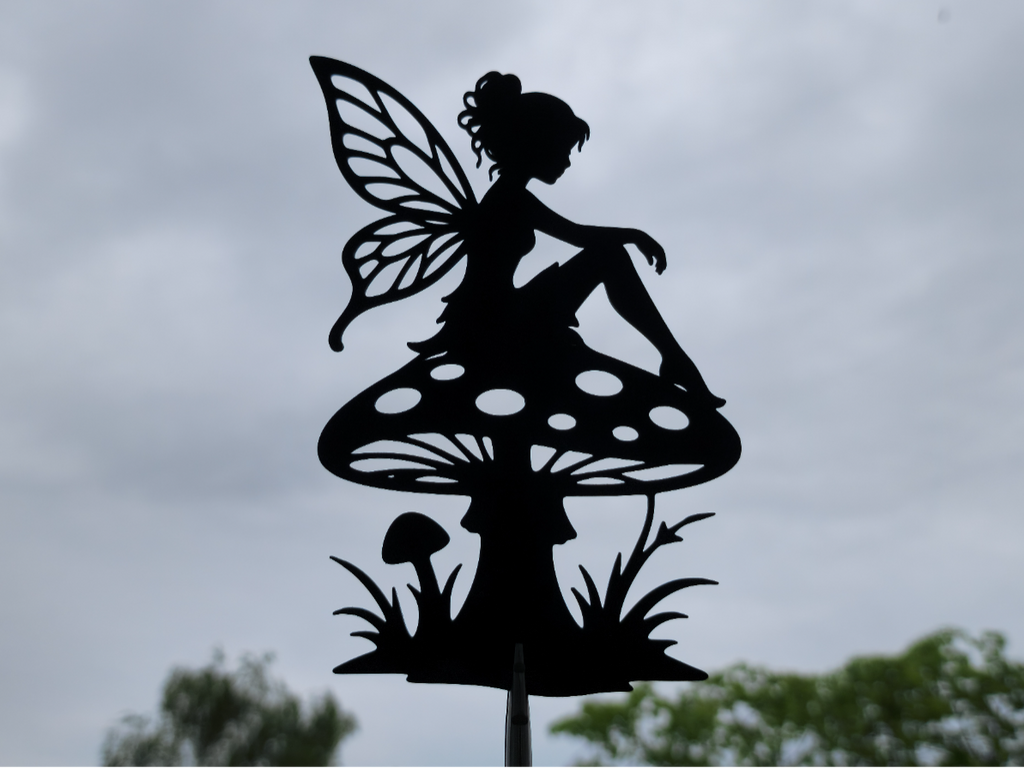 Feenpilz 2D Wandkunst Fantasy Dekor Wandbild Wanddeko Wanddekoration Deko