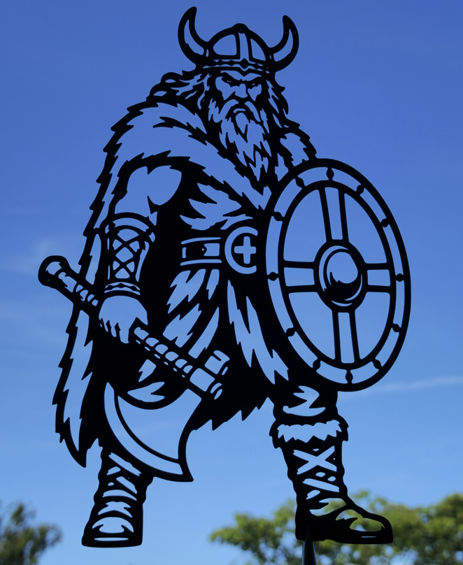 Wikingerkrieger Wandkunst Dekoration Wandbild Wanddeko Wanddekoration Deko