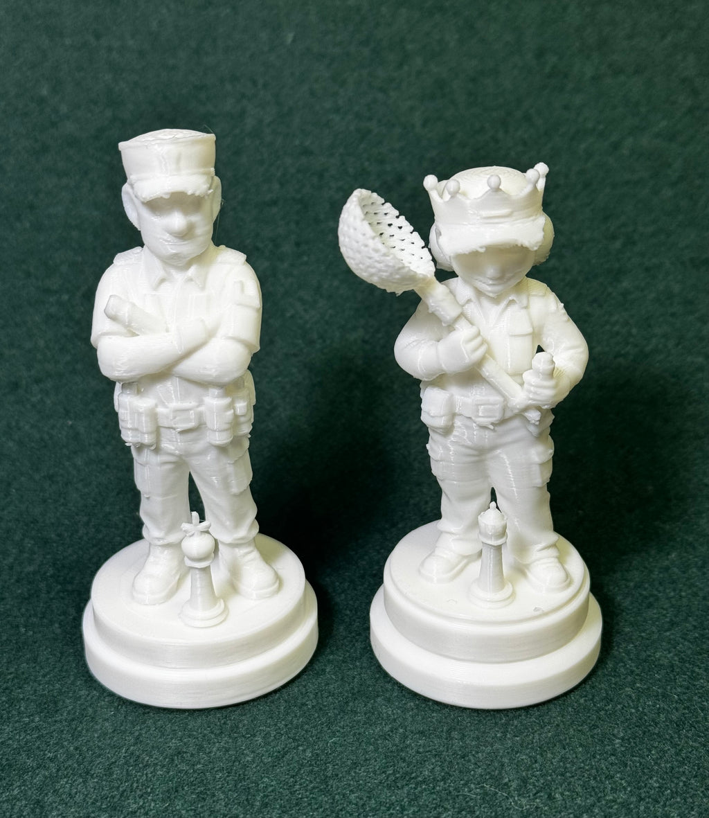 MENSCHEN HAC” Hunde vs Katzen vs Ungeziefer Figur Deko Statue Tierfigur
