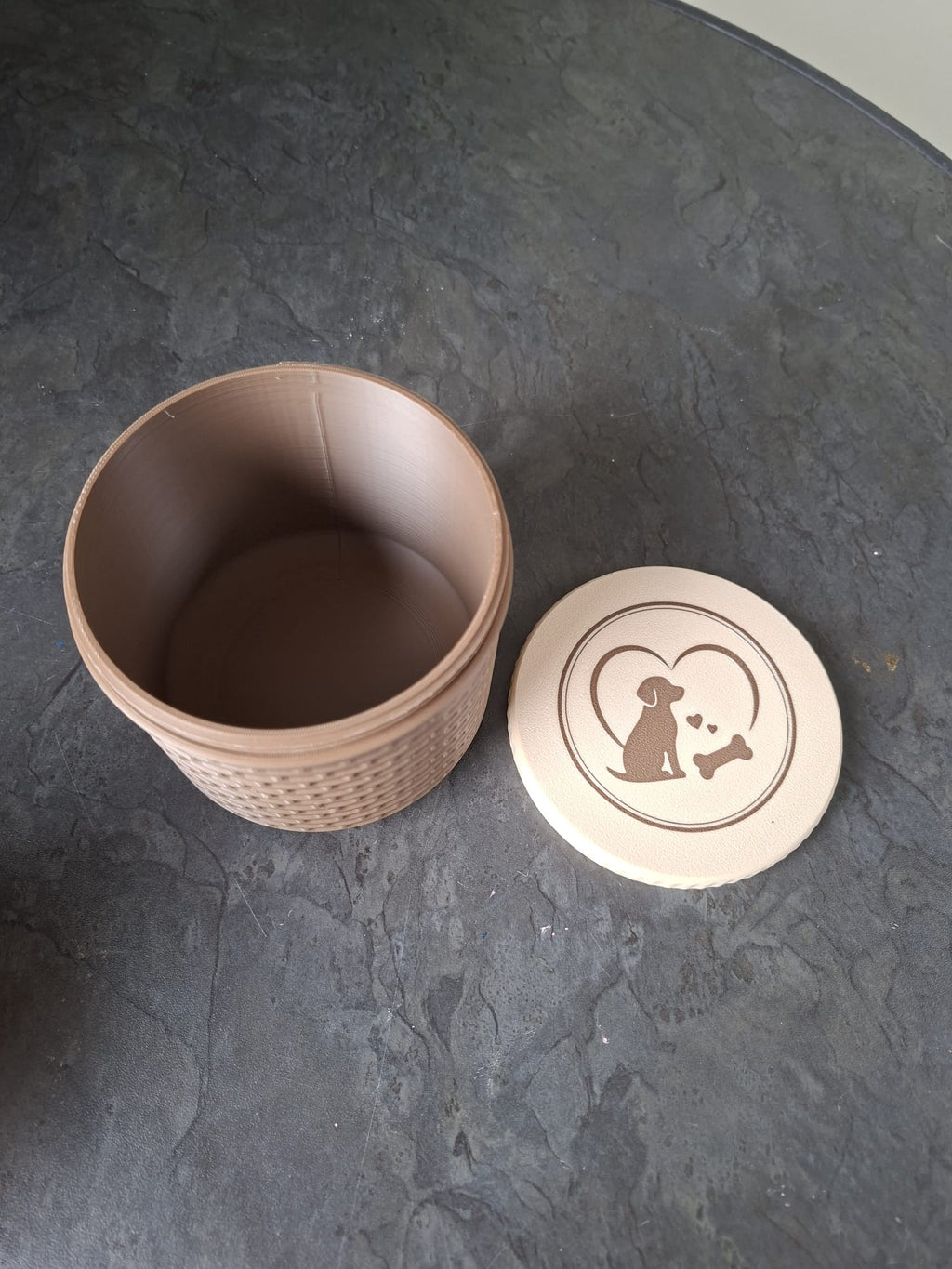 Pawfect Treat Keeper Aufbewahrungsbox für Hundeleckerlis Figur Deko Statue