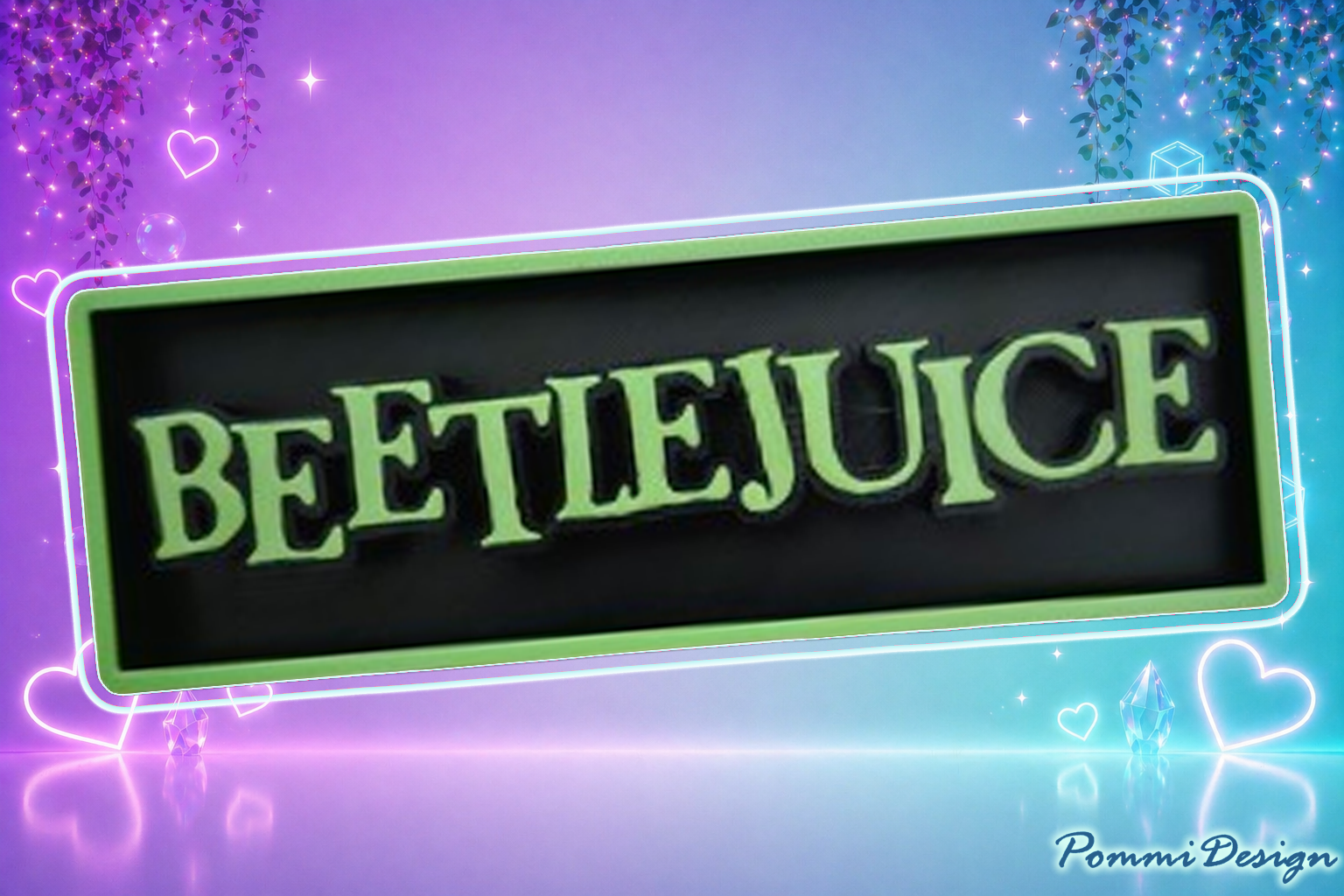 Beetlejuice - Fan Art - Marchandise-PANNEAU/Pancarte