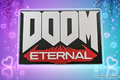 Bouclier inspiré de DOOM Eternal - Fan Art - Panneau/Pancarte de produits dérivés
