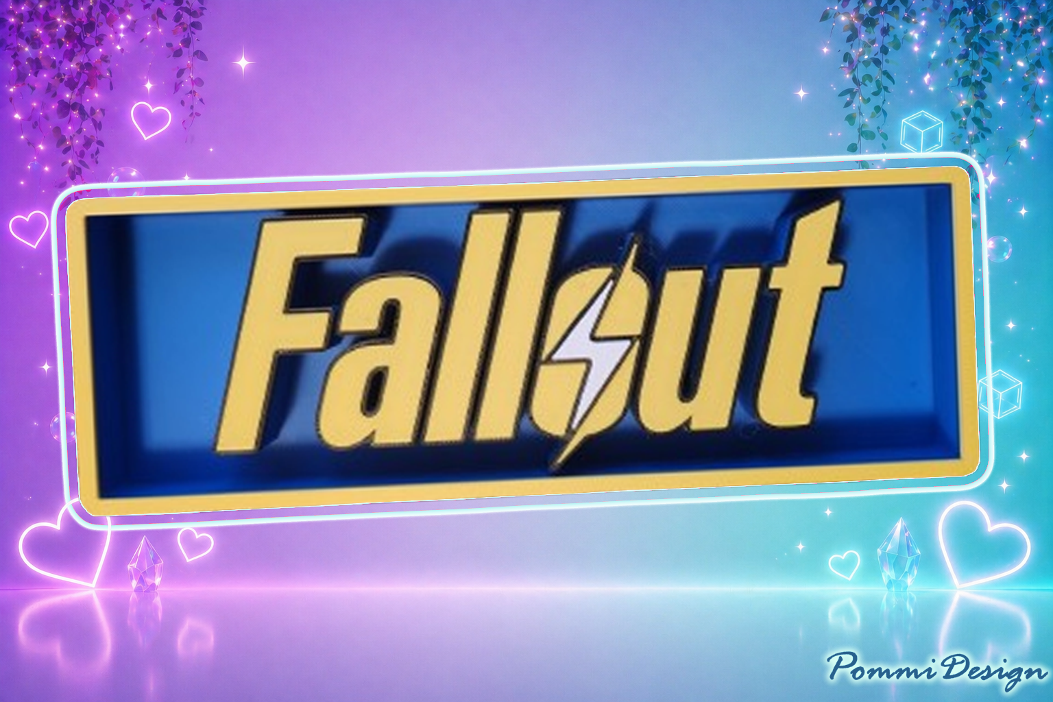 Fallout | insprierierter Merchandise  | Fan-Art-Sign| Merch | Unikat
