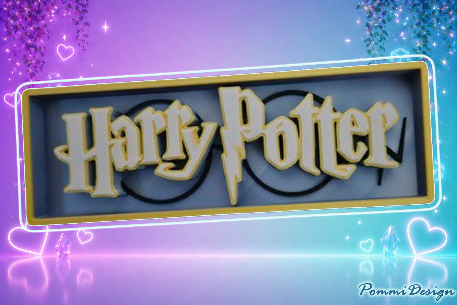 Harry Potter - inspiriertes Schild - Fan Art - Merchandise-SIGN/Schild