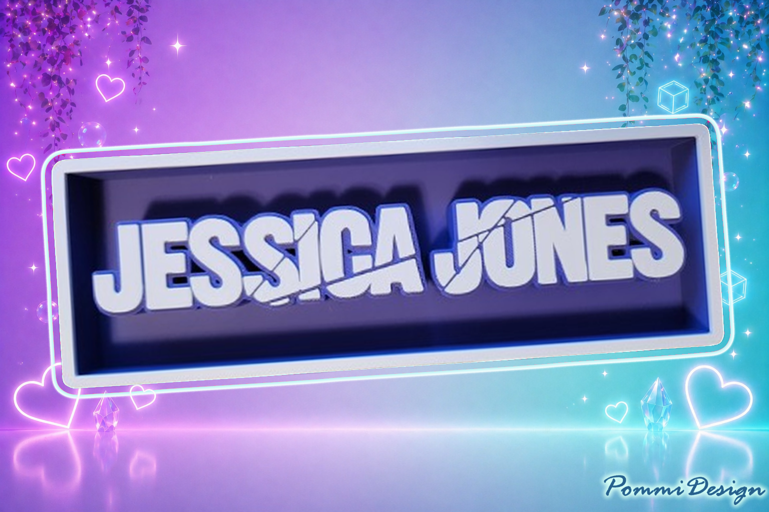 Jessica Jones |  inspirierter Merchandise  | Fan-Art-Sign | Merch | Unikat
