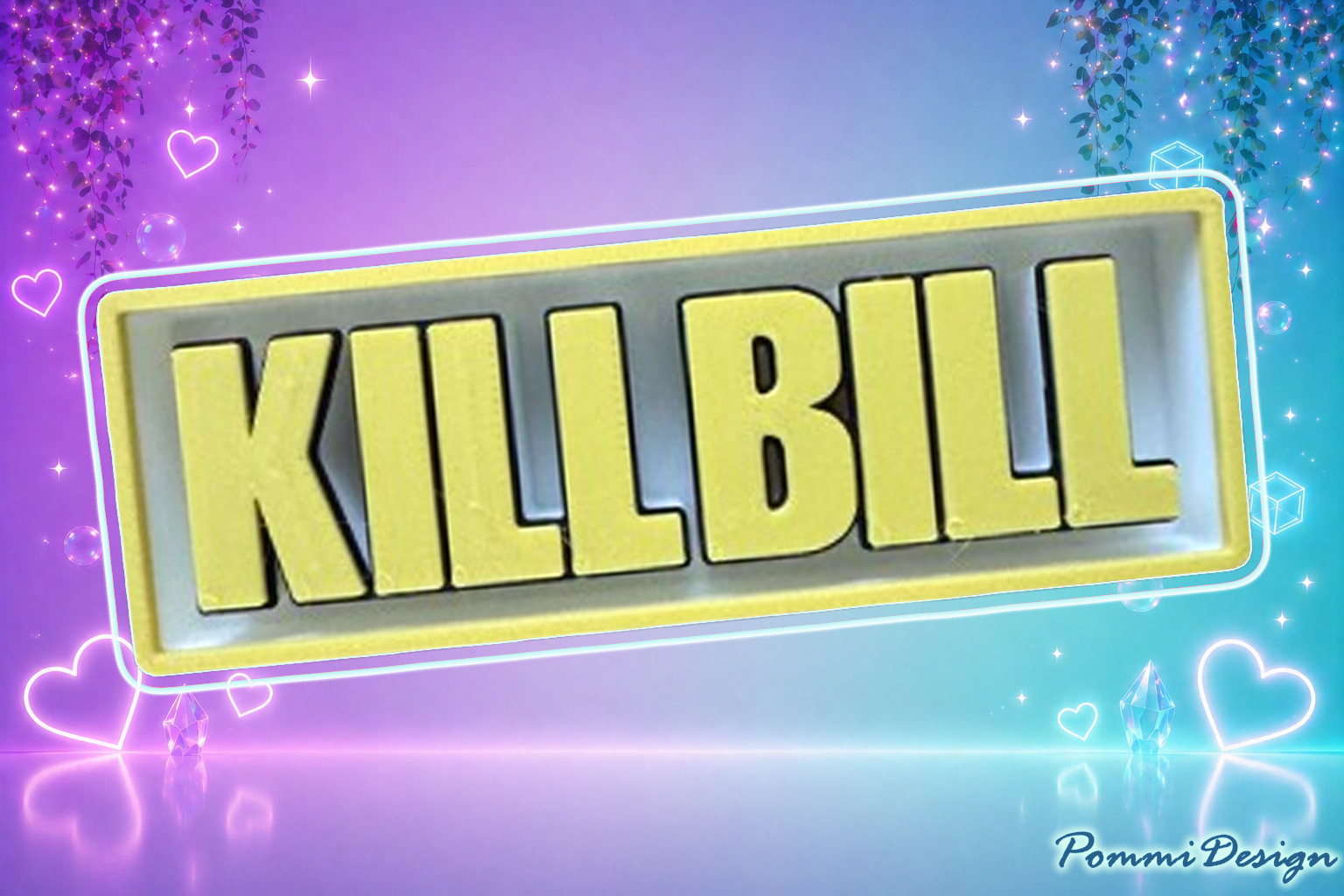 Kill Bill |  inspirierter Merchandise  | Fan-Art-Sign | Merch | Unikat