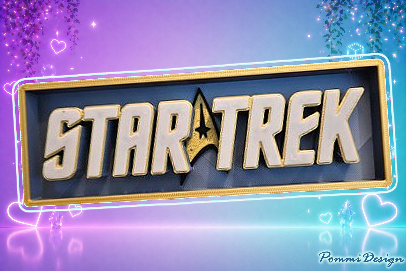 StarTrek  inspiriert  - Fan Art - Merchandise-SIGN/Schild