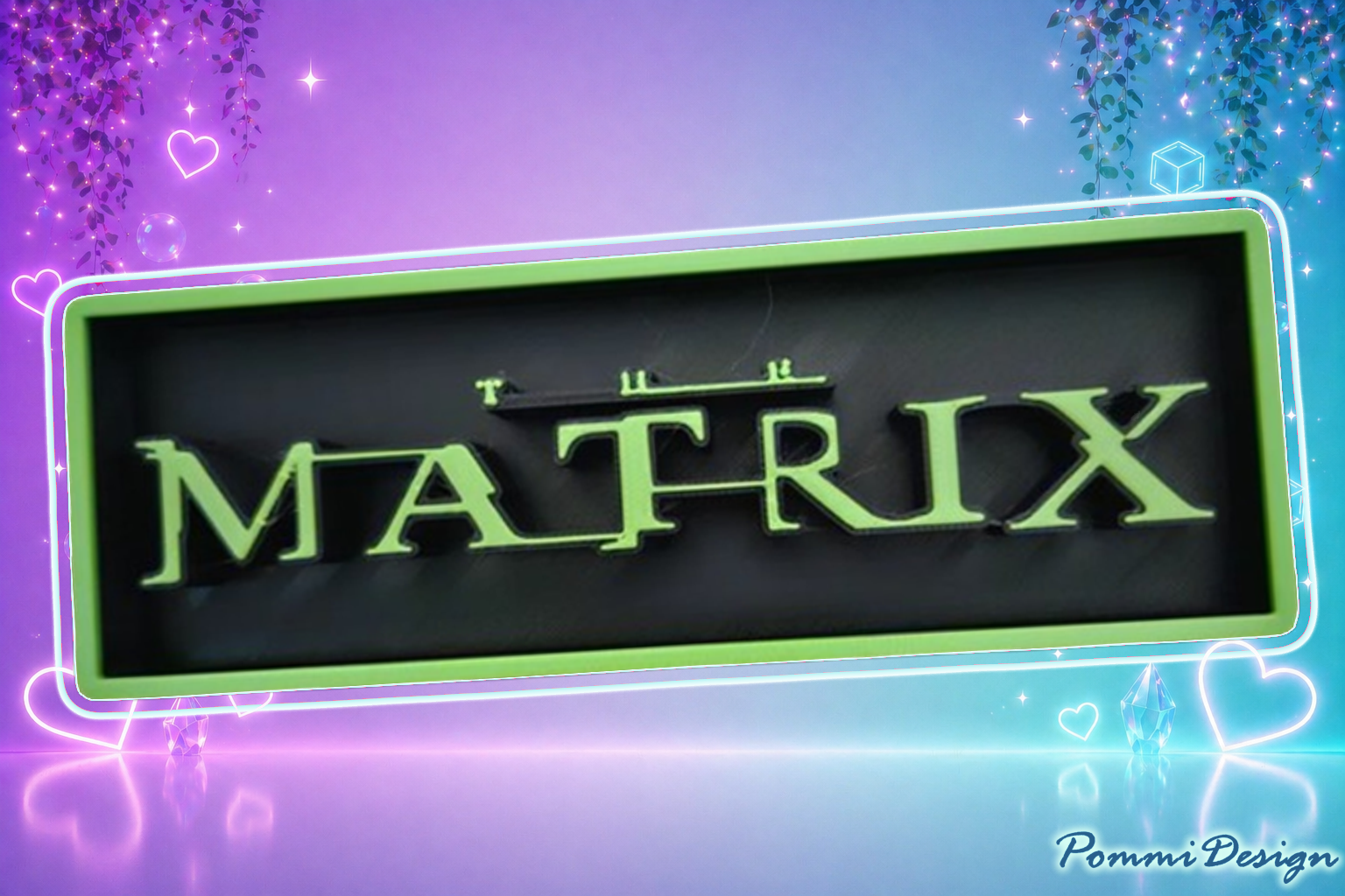 TheMatrix inspiriert  - Fan Art - Merchandise-SIGN/Schild