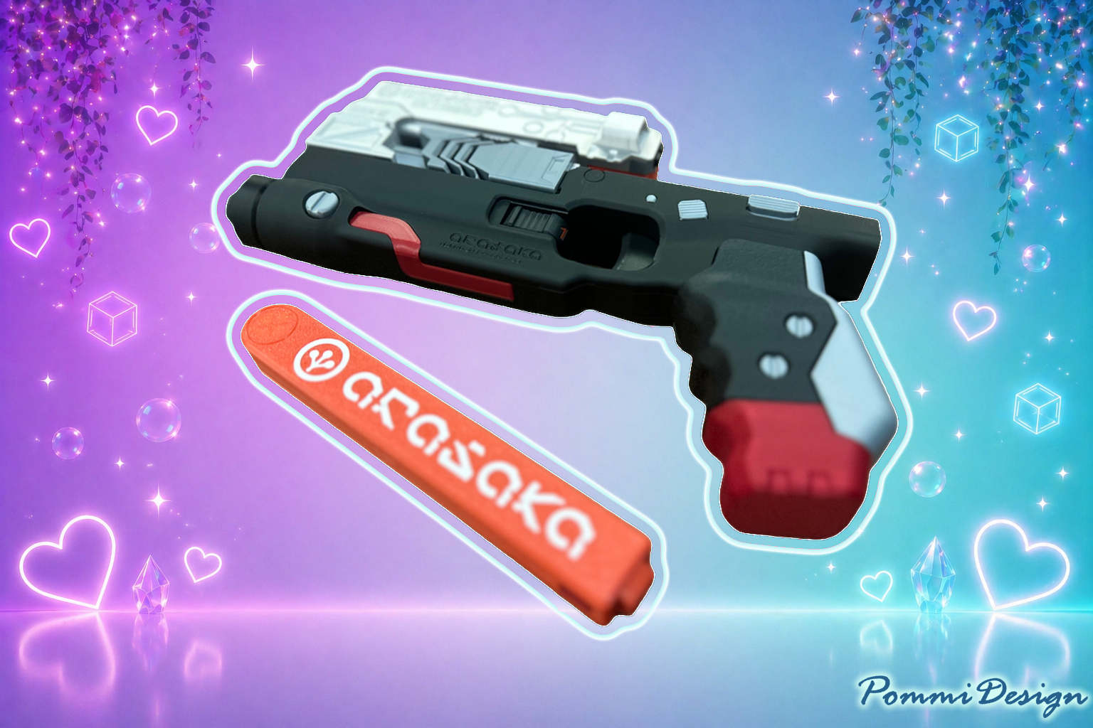 Cyberpunk 2077 – Arasaka HJKE-11 Yukimura “Skippy” | Merchandise | Replika Pistole FREE SHIPPING