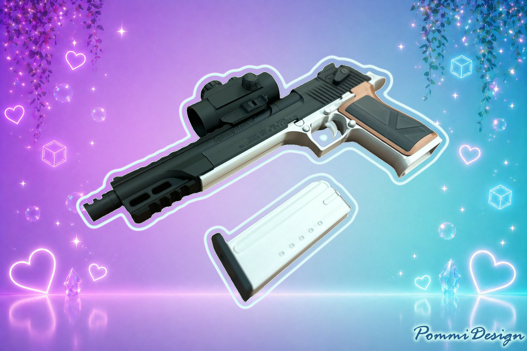 Resident Evil 2 – Desert Eagle .50AE Lightning Hawk (Langlaufversion)| Merchandise | Replika Pistole FREE SHIPPING