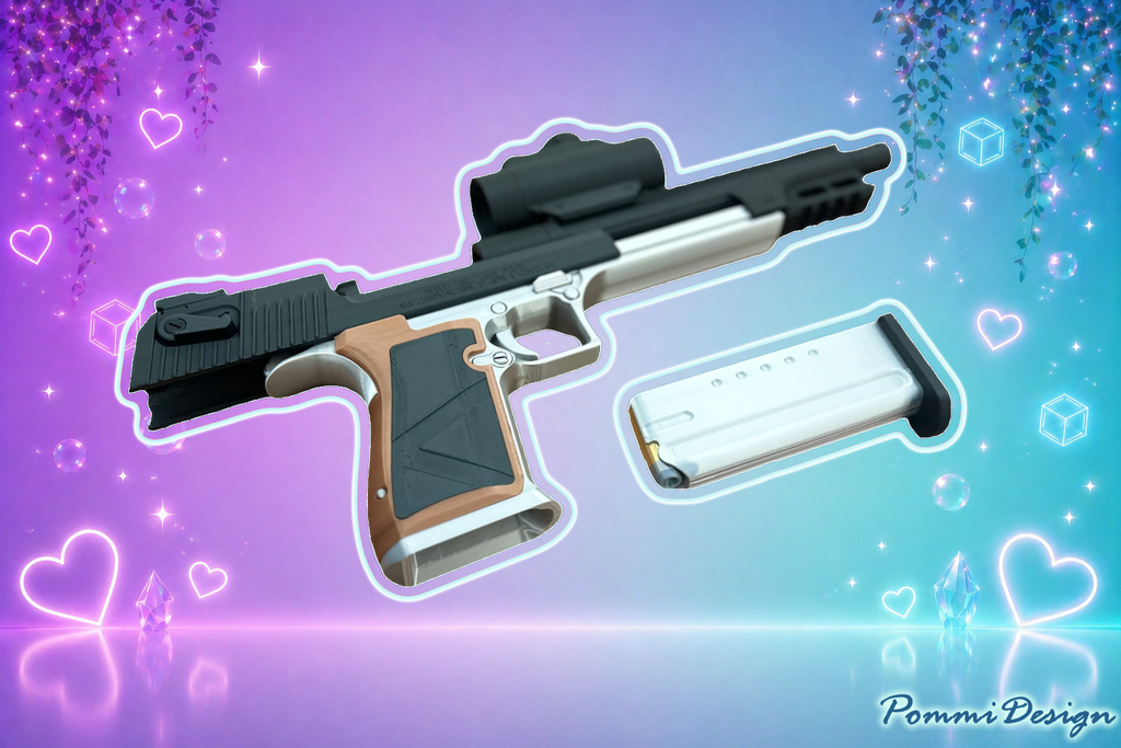 Resident Evil 2 – Desert Eagle .50AE Lightning Hawk (Langlaufversion)| Merchandise | Replika Pistole FREE SHIPPING