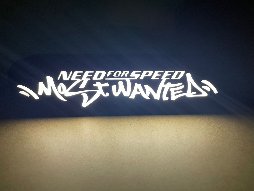 Need for Speed Most Wanted Lampe | Nachtlicht | Lightbox | Merchandise