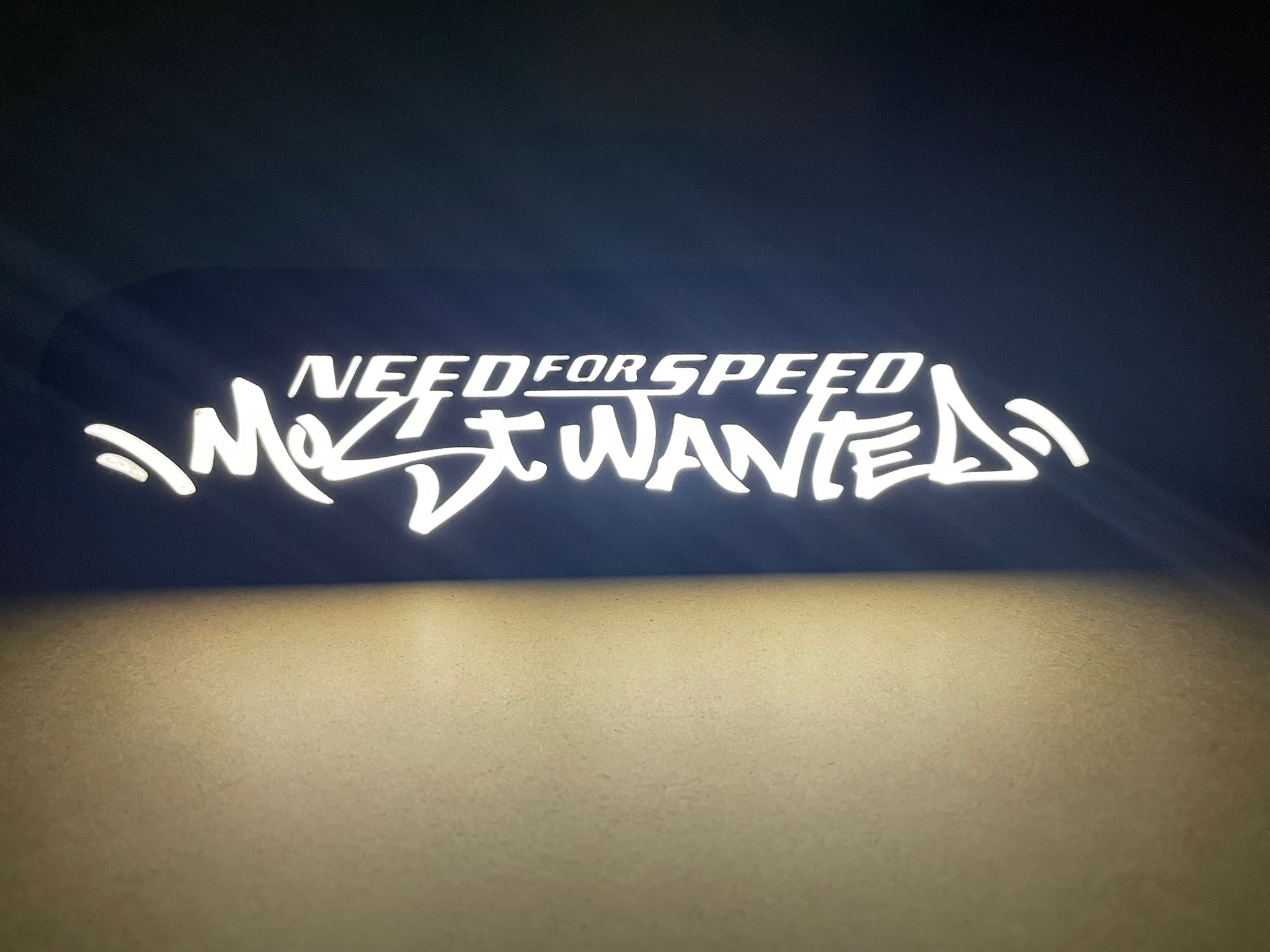 Need for Speed Most Wanted Lampe | Nachtlicht | Lightbox | Merchandise