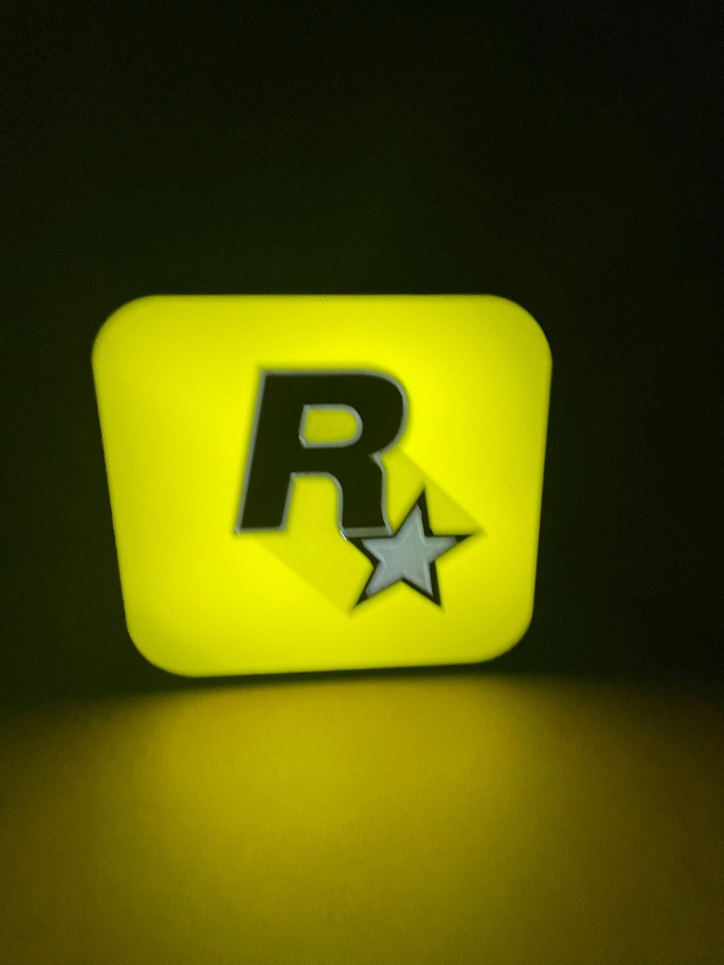 Rockstar Lampe | GTA | Rockstar Lightbox | Nachtlicht  | Merchandise