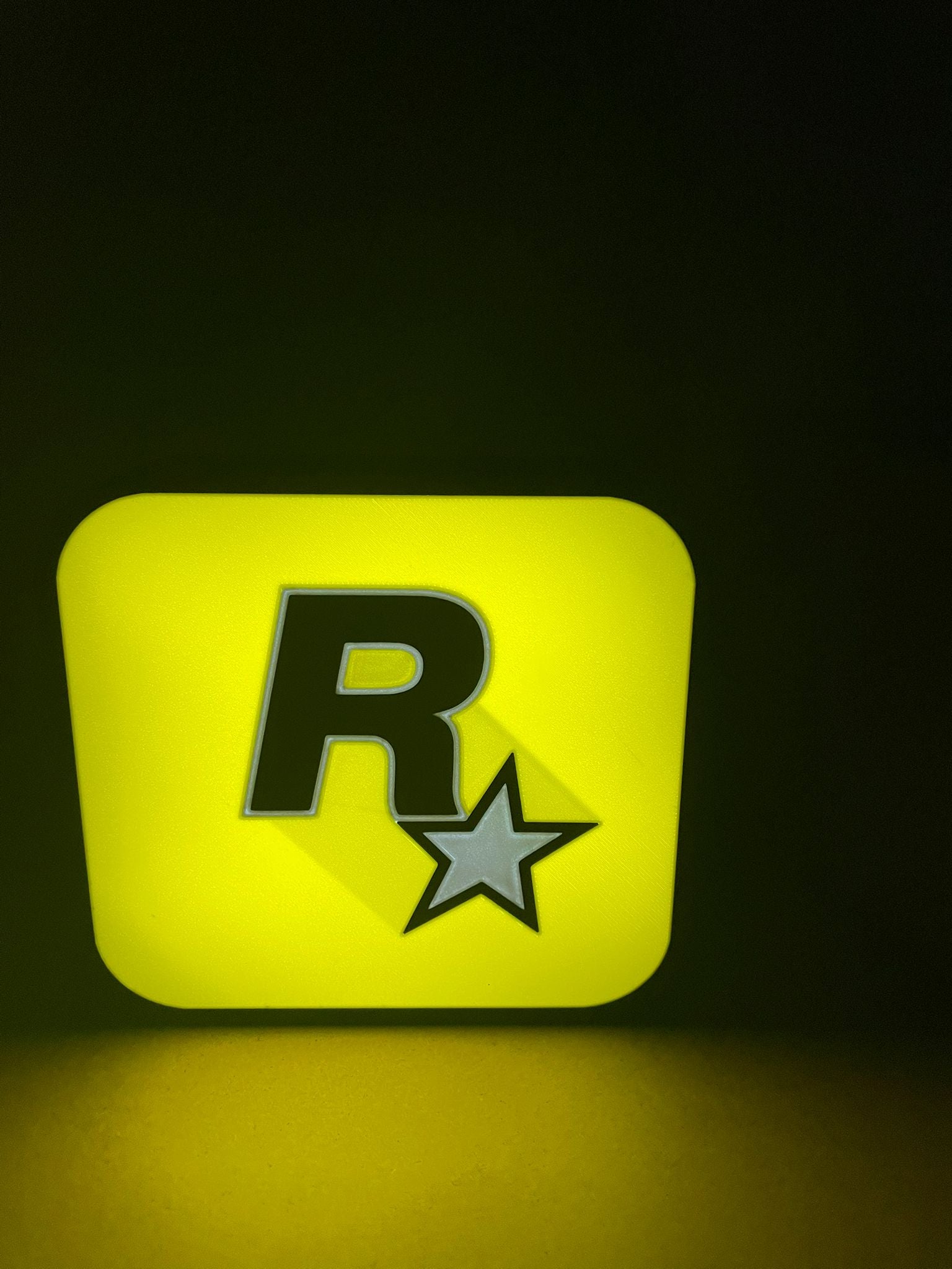 Rockstar Lampe | GTA | Rockstar Lightbox | Nachtlicht  | Merchandise