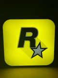 Rockstar Lampe | GTA | Rockstar Lightbox | Nachtlicht  | Merchandise
