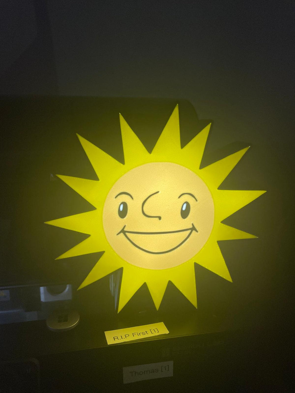 Merkur Lampe | Nachtlicht | Lightbox | Deko-Lampe Spieltohek/Casino
