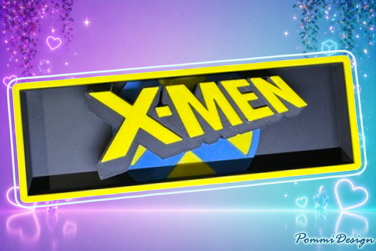 X-Men - inspiré - Fan Art - Merchandise-Panneau/Plaque Jeu/TV