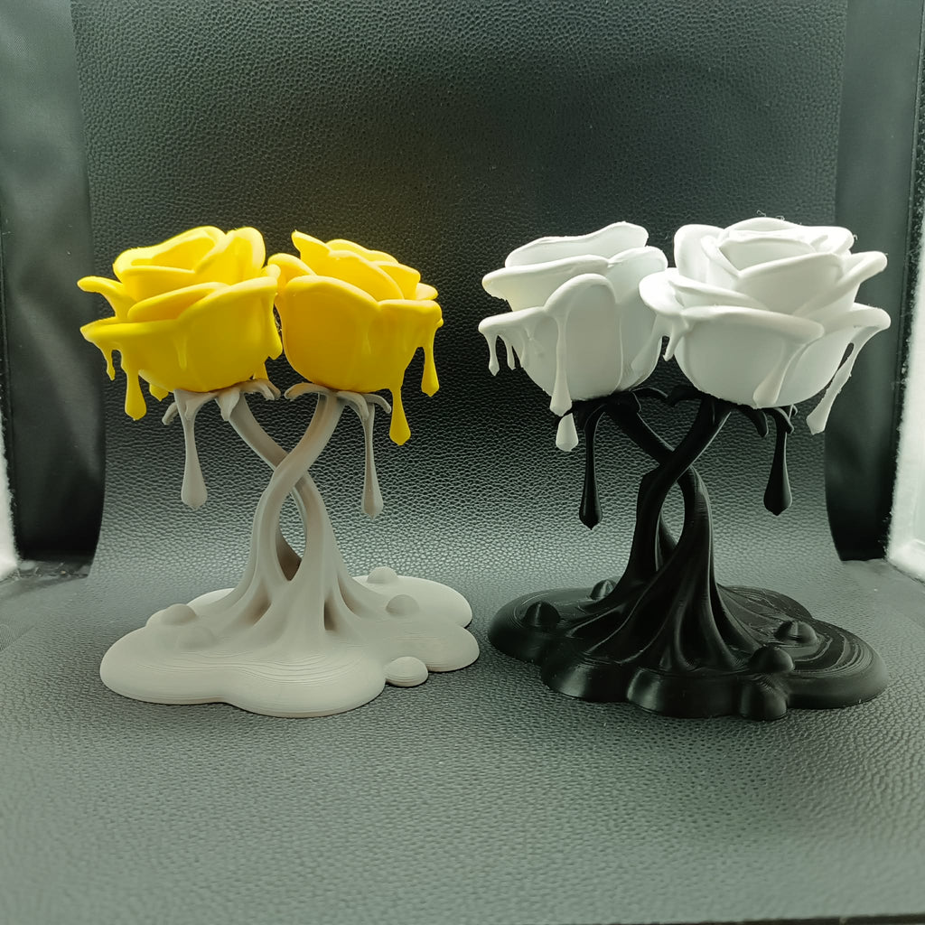 Schmelzende Liebesrose Valentinstag Figur Deko