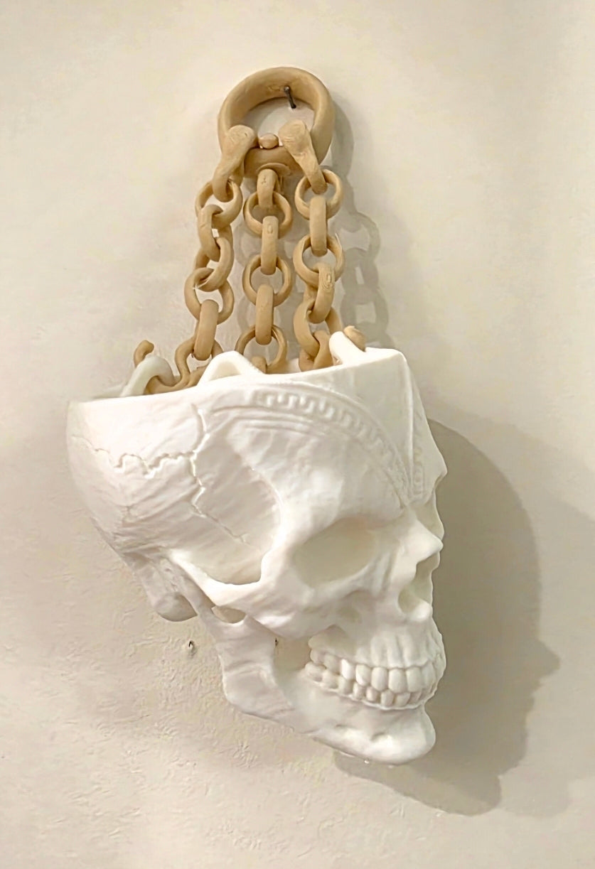 Totenkopf hängend Pflanztopf