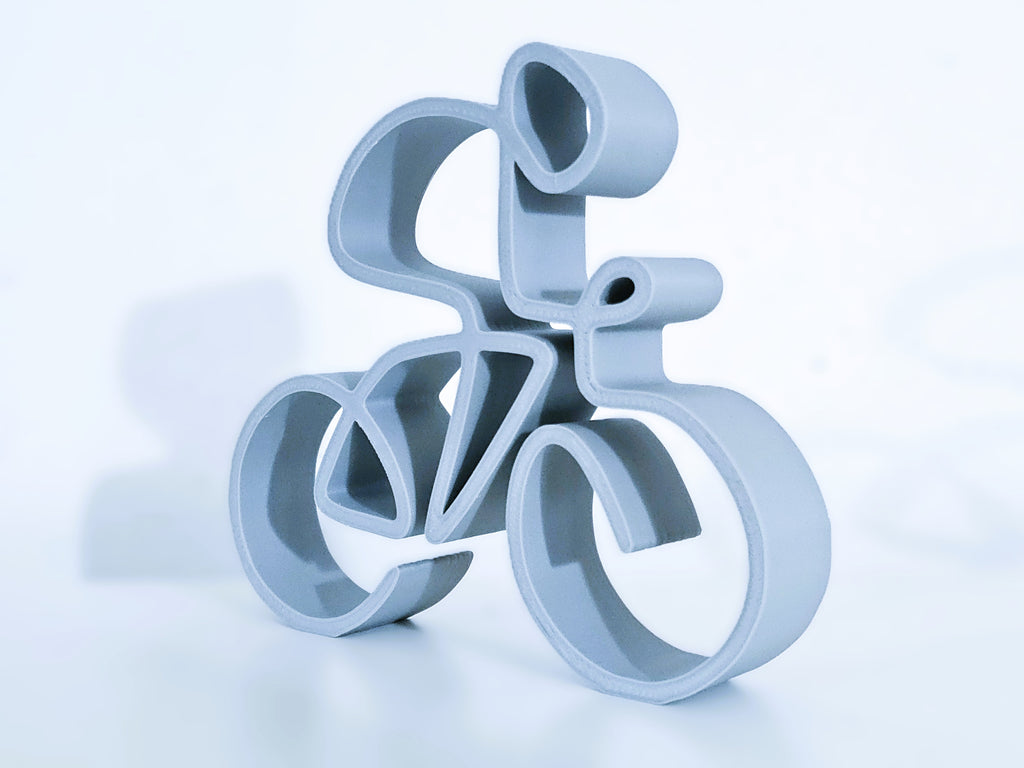 Fahrrad Linienkunst Skulptur