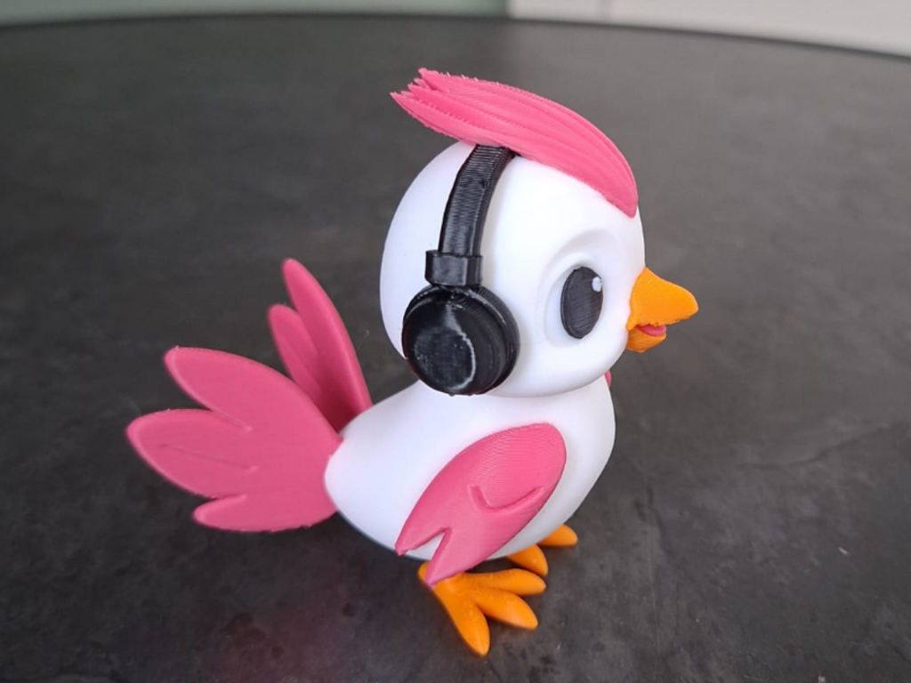 Niedliche Vogelfigur für Musikliebhaber Deko Statue Valentinstag Liebe süß