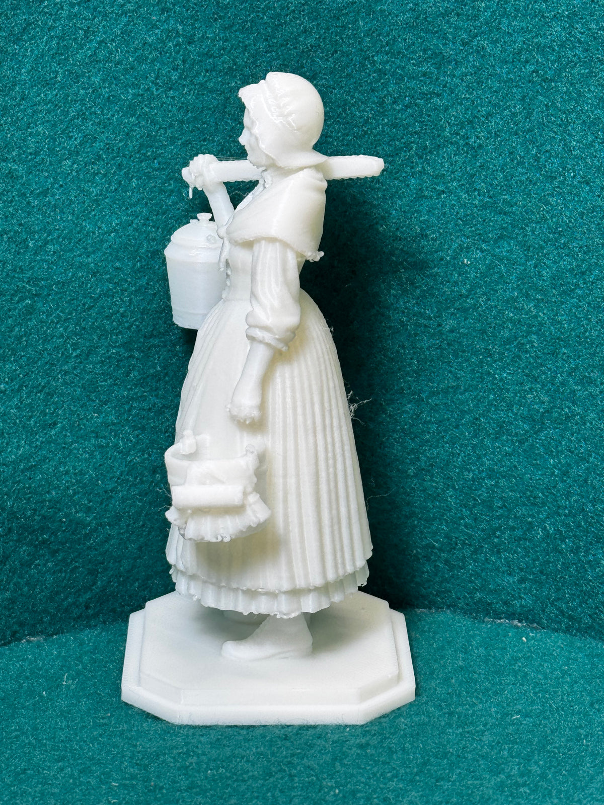 Milchmädchen Mysteriöser Charakter Figur Deko Statue Puppenhaus Miniatur