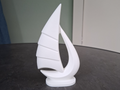 Modernes Segelboot Dekorative Skulptur Figur Deko Statue Weihnachten