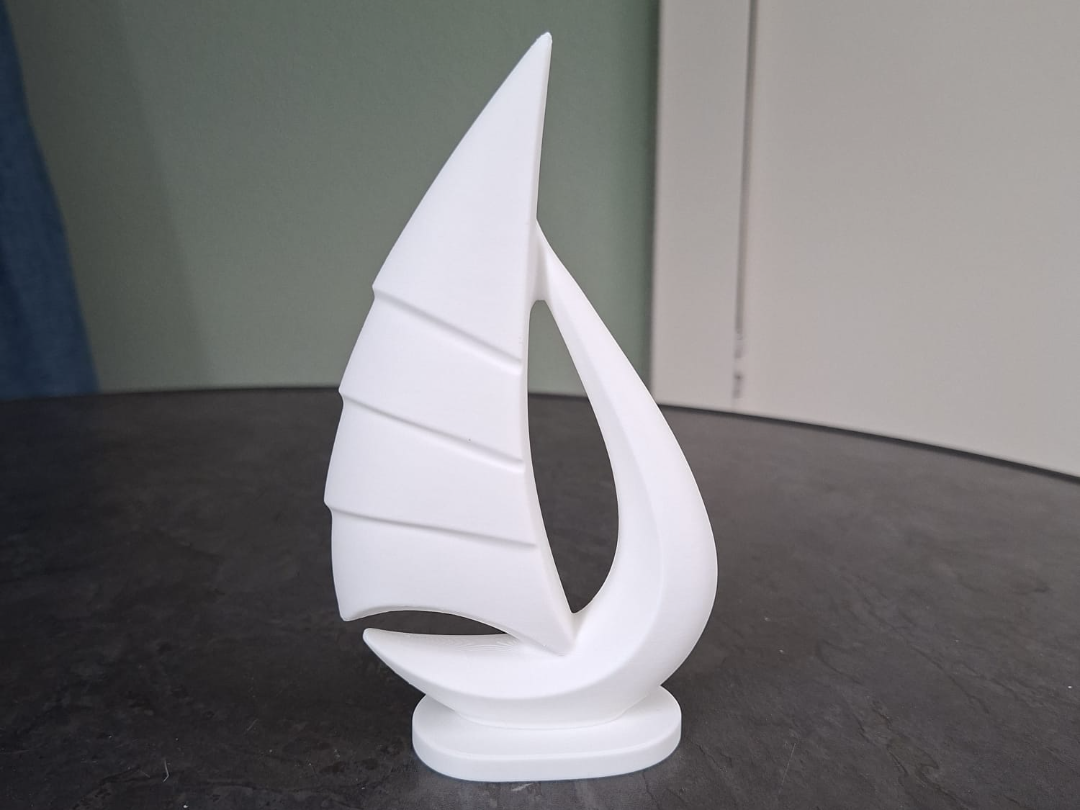 Modernes Segelboot Dekorative Skulptur Figur Deko Statue Weihnachten