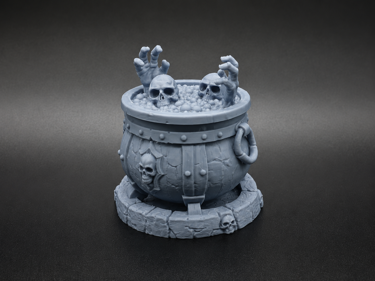Verhexter Halloween Kessel Figur Deko